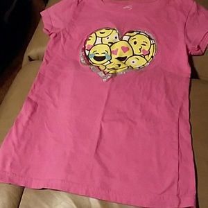 Girls emoji t-shirt